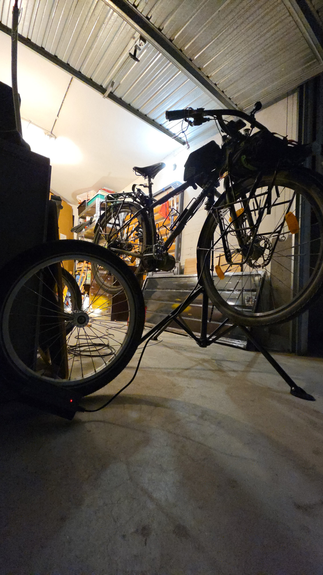 Preparazione bici e camera obscura