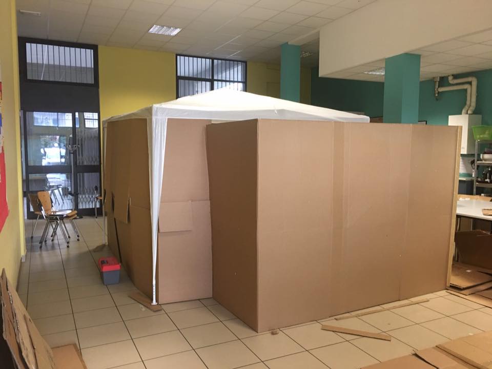 Costruzione camera obscura stenopeica